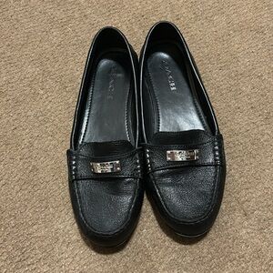 Black Coach Loafers Size 9.5